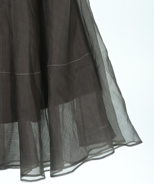 ebure（エブール）ロング・マキシ丈スカート 茶 サイズ:38(M位) レディース/2200631192183