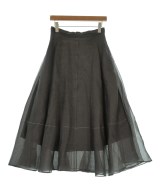 ebure（エブール）ロング・マキシ丈スカート 茶 サイズ:38(M位) レディース/2200631192183