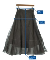 ebure（エブール）ロング・マキシ丈スカート 茶 サイズ:38(M位) レディース/2200631192183