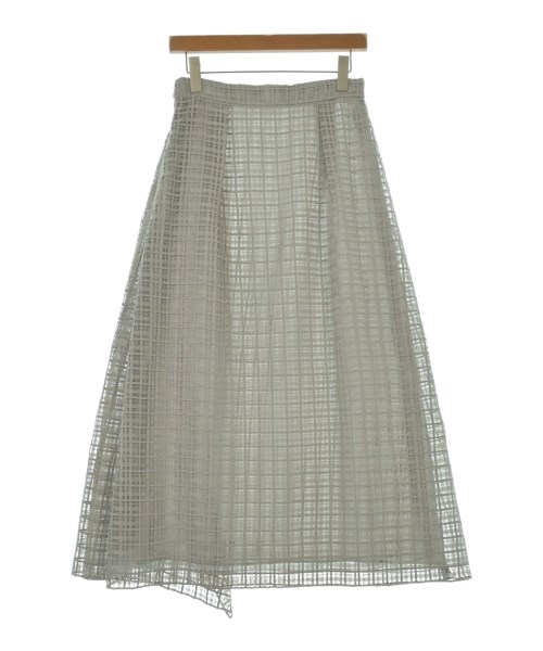 ebure（エブール）ロング・マキシ丈スカート グレー サイズ:38(M位) レディース/2200631192206