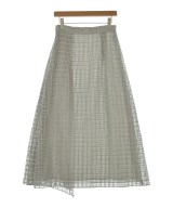 ebure（エブール）ロング・マキシ丈スカート グレー サイズ:38(M位) レディース/2200631192206