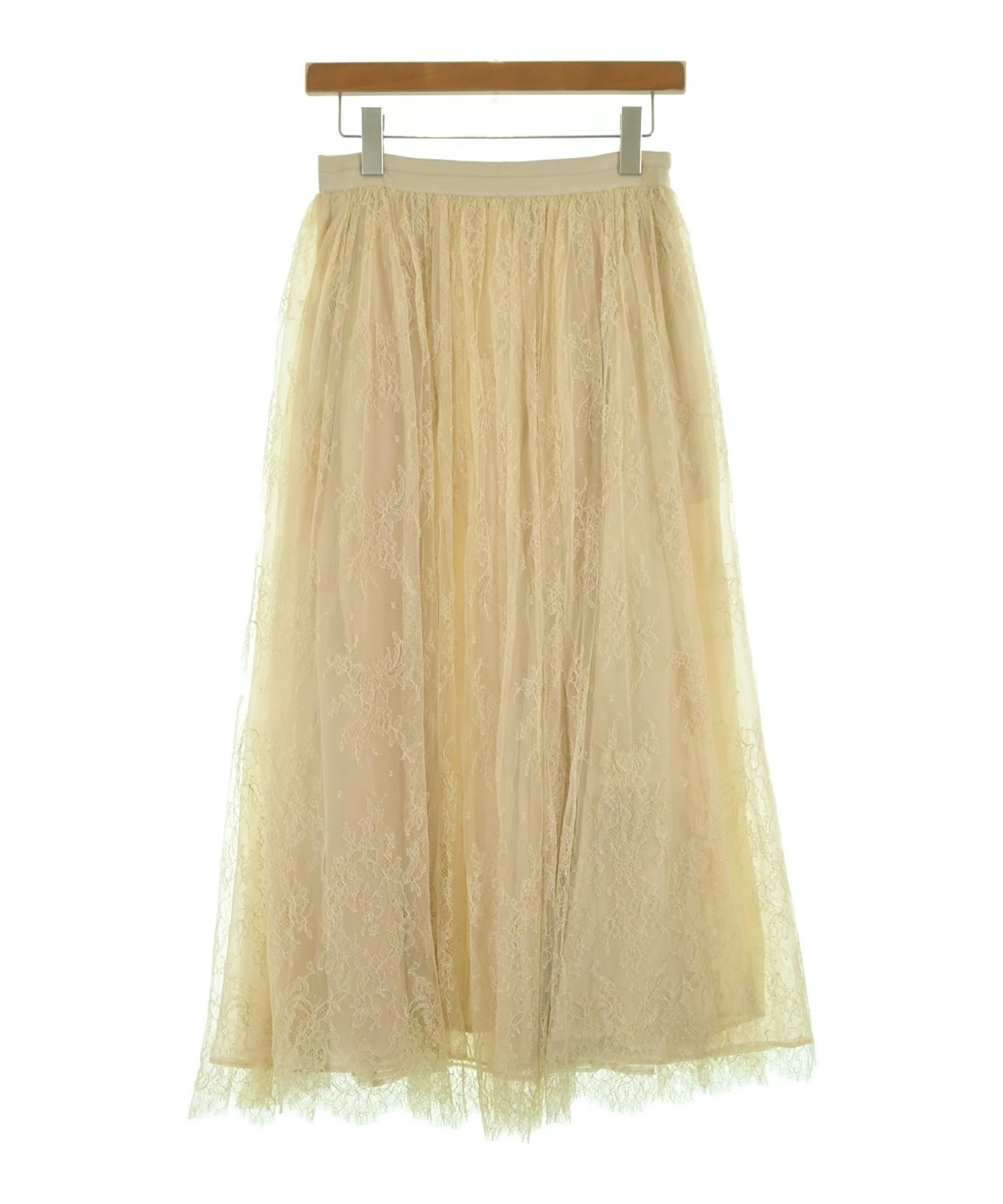 ebure（エブール）ロング・マキシ丈スカート ベージュ サイズ:36(S位