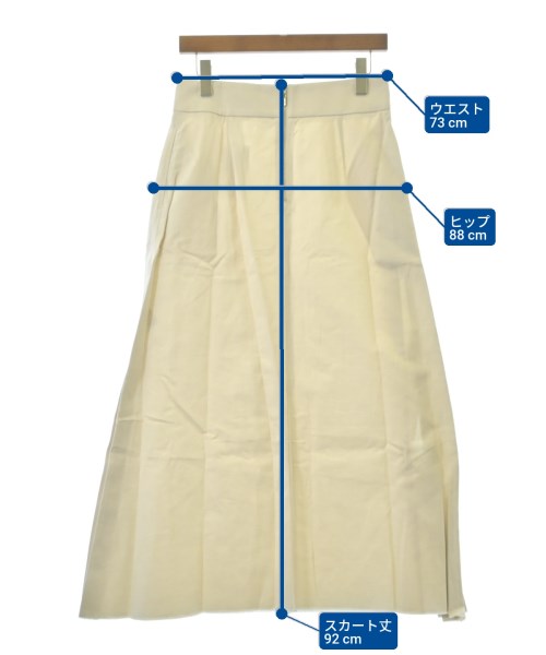 ebure（エブール）ロング・マキシ丈スカート 白 サイズ:40(M位) レディース/2200631192749