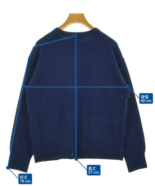 ebure（エブール）カーディガン 紺 サイズ:38(M位) レディース/2200631193043