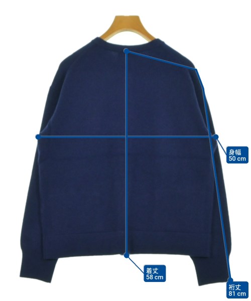 ebure（エブール）カーディガン 紺 サイズ:38(M位) レディース/2200631193050