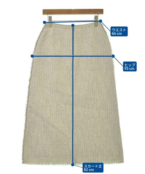 ebure（エブール）ロング・マキシ丈スカート ベージュ サイズ:38(M位) レディース/2200631197980