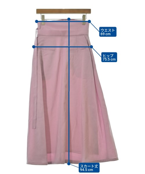 ebure（エブール）ロング・マキシ丈スカート ピンク サイズ:36(S位) レディース/2200631198123