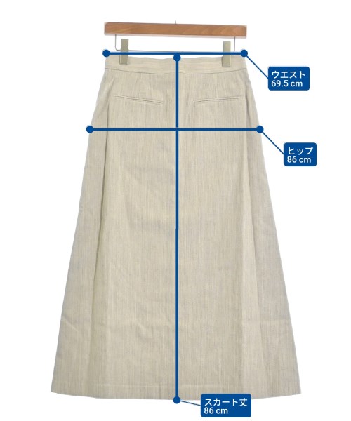 ebure（エブール）ロング・マキシ丈スカート ベージュ サイズ:38(M位) レディース/2200631198208