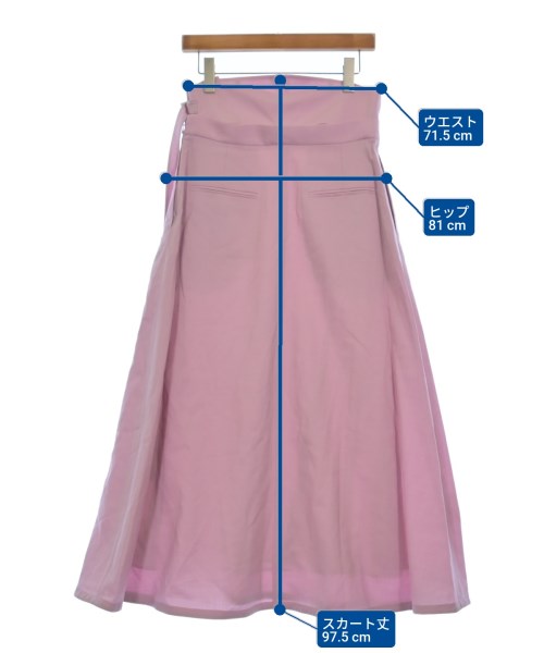 ebure（エブール）ロング・マキシ丈スカート ピンク サイズ:40(M位) レディース/2200631198215