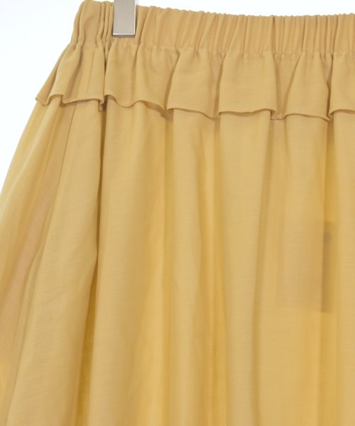 ebure（エブール）ロング・マキシ丈スカート 黄 サイズ:38(M位) レディース/2200631198307