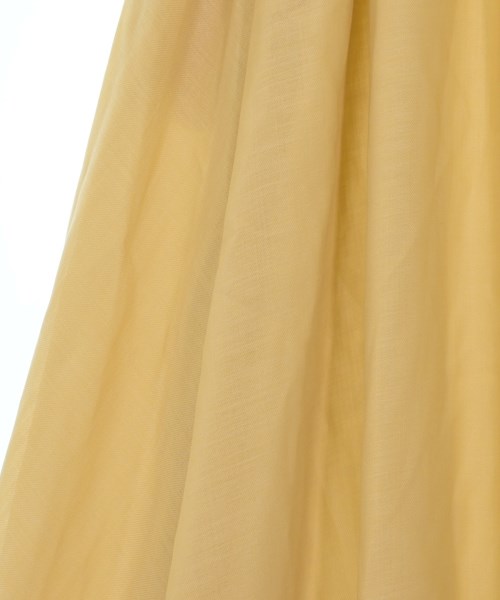 ebure（エブール）ロング・マキシ丈スカート 黄 サイズ:38(M位) レディース/2200631198307