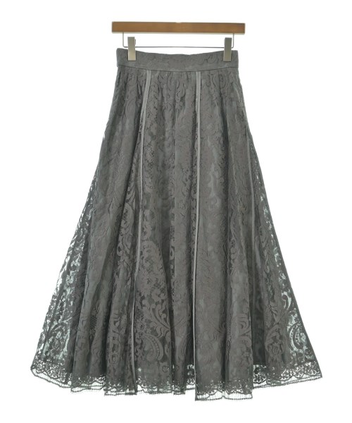 ebure（エブール）ロング・マキシ丈スカート グレー サイズ:36(S位) レディース/2200631198376