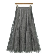 ebure（エブール）ロング・マキシ丈スカート グレー サイズ:36(S位) レディース/2200631198376