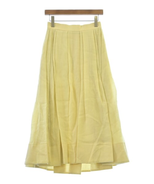 ebure(エブール)ロング・マキシ丈スカート 黄 サイズ:36(S位)/2200631198499