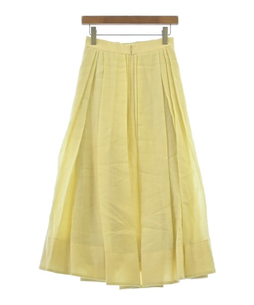 ebure（エブール）ロング・マキシ丈スカート 黄 サイズ:36(S位) レディース/2200631198499
