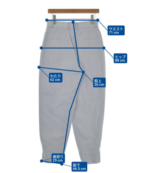 ebure（エブール）スラックス グレー サイズ:38(M位) レディース/2200631198529