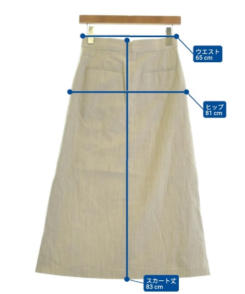 ebure（エブール）ロング・マキシ丈スカート ベージュ サイズ:36(S位) レディース/2200631199014