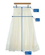 ebure（エブール）ロング・マキシ丈スカート 白 サイズ:38(M位) レディース/2200631199045