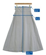 ebure（エブール）ロング・マキシ丈スカート グレー サイズ:36(S位) レディース/2200631199083