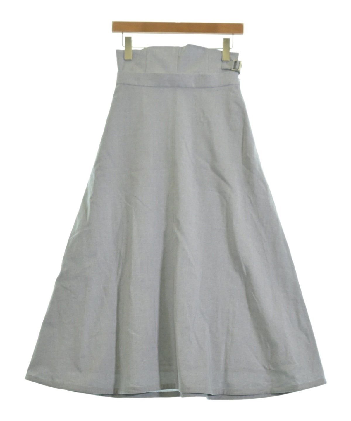 ebure（エブール）ロング・マキシ丈スカート グレー サイズ:36(S位