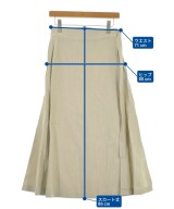 ebure（エブール）ロング・マキシ丈スカート 白 サイズ:38(M位) レディース/2200631199106