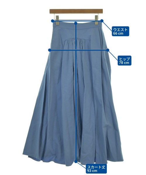 ebure（エブール）ロング・マキシ丈スカート 青 サイズ:36(S位) レディース/2200631199120