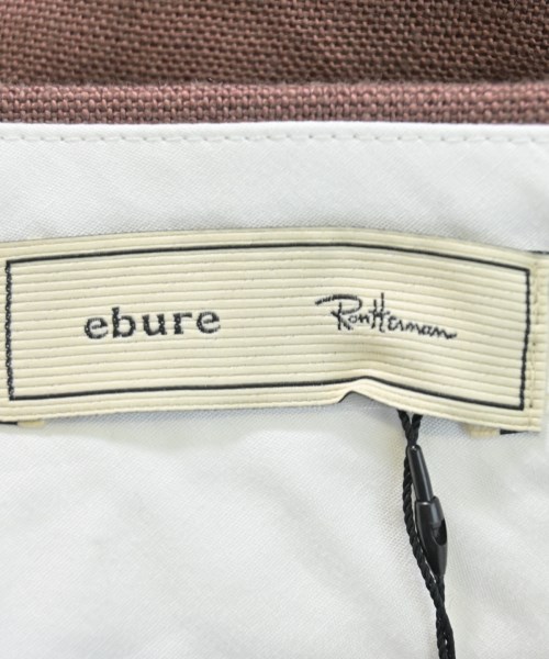 ebure（エブール）スラックス 茶 サイズ:36(S位) レディース/2200631200222