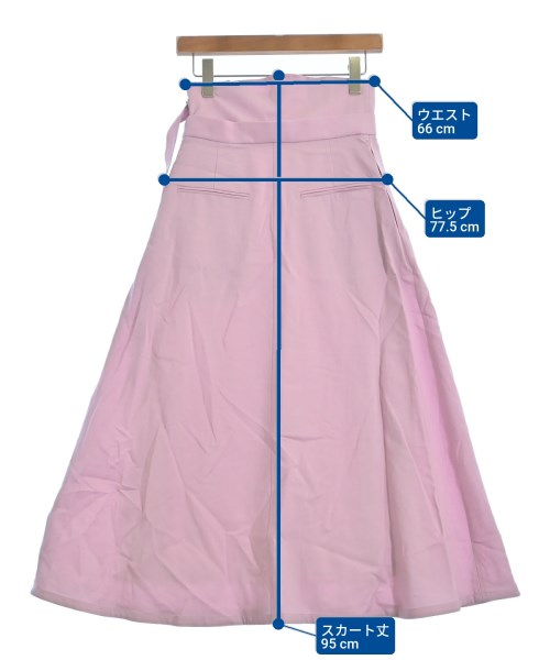ebure（エブール）ロング・マキシ丈スカート ピンク サイズ:36(S位) レディース/2200631200284