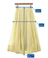 ebure（エブール）ロング・マキシ丈スカート 黄 サイズ:36(S位) レディース/2200631200390