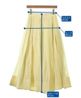 ebure（エブール）ロング・マキシ丈スカート 黄 サイズ:36(S位) レディース/2200631200406