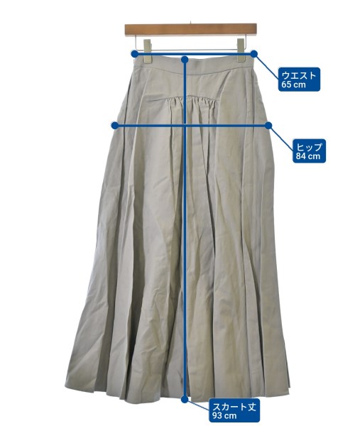ebure（エブール）ロング・マキシ丈スカート グレー サイズ:36(S位) レディース/2200631200413