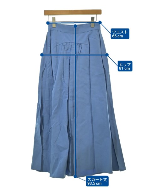 ebure（エブール）ロング・マキシ丈スカート 青 サイズ:36(S位) レディース/2200631200420