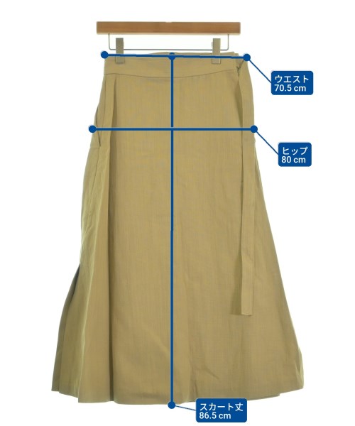 ebure（エブール）ロング・マキシ丈スカート ベージュ サイズ:38(M位) レディース/2200631200741