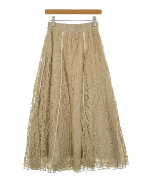 ebure（エブール）ロング・マキシ丈スカート ベージュ サイズ:36(S位) レディース/2200631200772