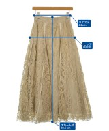 ebure（エブール）ロング・マキシ丈スカート ベージュ サイズ:36(S位) レディース/2200631200772