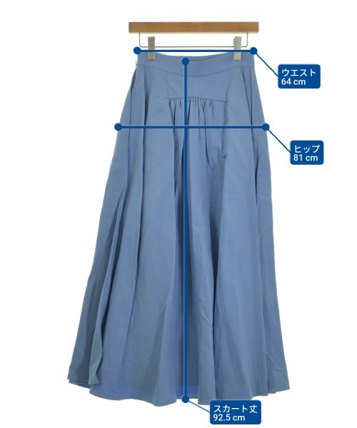 ebure（エブール）ロング・マキシ丈スカート 青 サイズ:36(S位) レディース/2200631200833