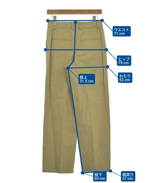 ebure（エブール）スラックス ベージュ サイズ:36(S位) レディース/2200631200864