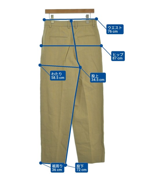 ebure（エブール）スラックス ベージュ サイズ:40(M位) レディース/2200631200871