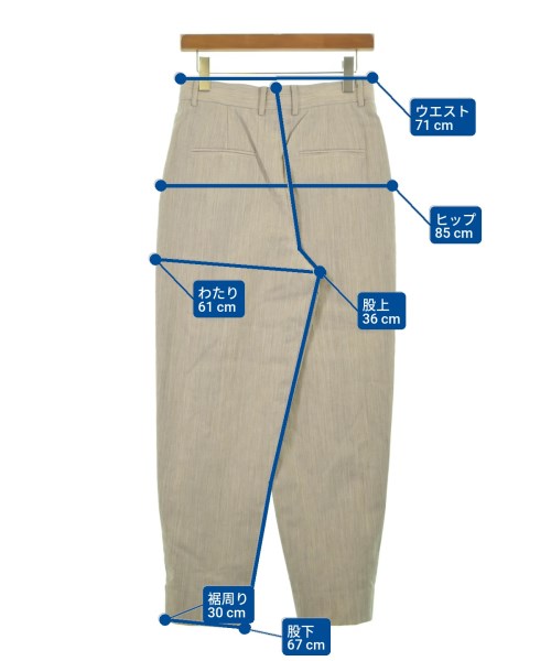 ebure（エブール）スラックス ベージュ サイズ:38(M位) レディース/2200631201014