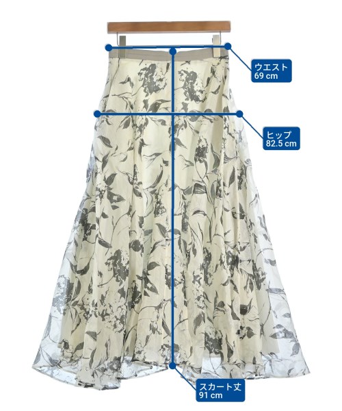 ebure（エブール）ロング・マキシ丈スカート ベージュ サイズ:38(M位) レディース/2200631201069