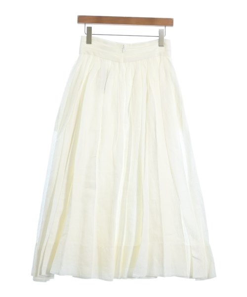 ebure（エブール）ロング・マキシ丈スカート 白 サイズ:36(S位) レディース/2200631201120
