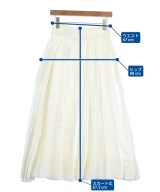 ebure（エブール）ロング・マキシ丈スカート 白 サイズ:36(S位) レディース/2200631201120