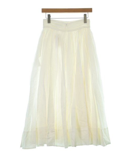ebure（エブール）ロング・マキシ丈スカート 白 サイズ:36(S位) レディース/2200631201359