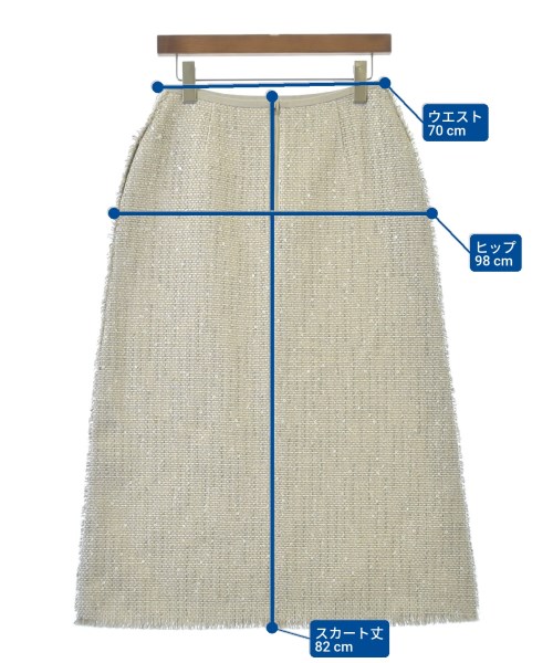 ebure（エブール）ロング・マキシ丈スカート ベージュ サイズ:40(M位) レディース/2200631201366