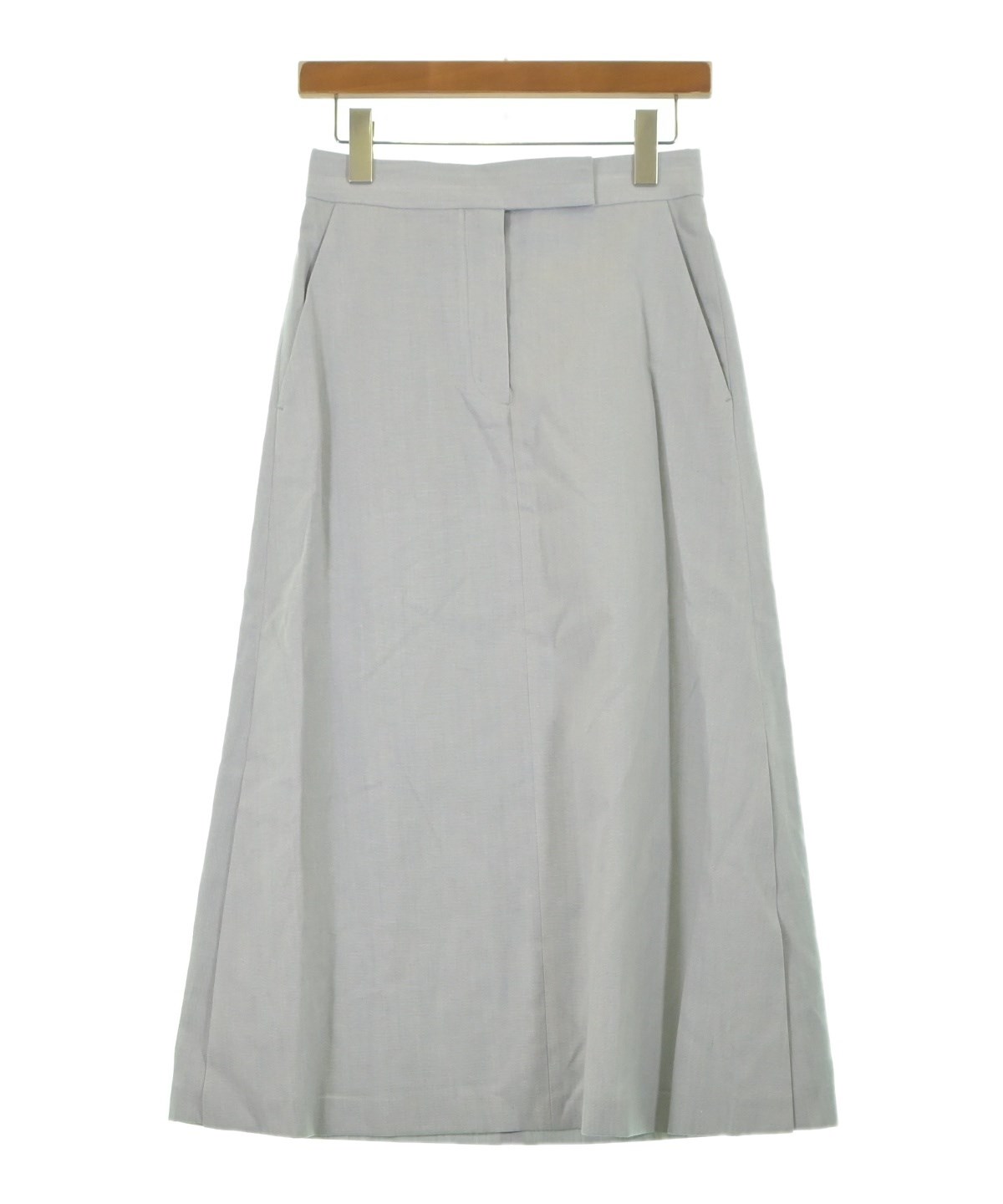 ebure（エブール）ロング・マキシ丈スカート グレー サイズ:36(S位