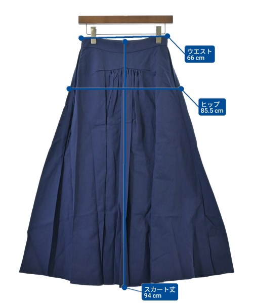 ebure（エブール）ロング・マキシ丈スカート 青 サイズ:36(S位) レディース/2200631201649