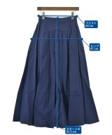 ebure（エブール）ロング・マキシ丈スカート 青 サイズ:36(S位) レディース/2200631201656