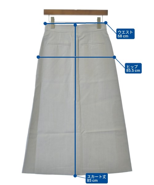 ebure（エブール）ロング・マキシ丈スカート グレー サイズ:36(S位) レディース/2200631201700