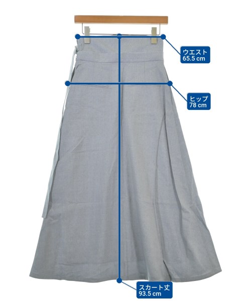 ebure（エブール）ロング・マキシ丈スカート グレー サイズ:36(S位) レディース/2200631201748