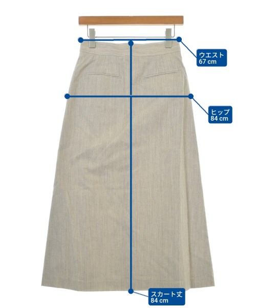 ebure（エブール）ロング・マキシ丈スカート ベージュ サイズ:36(S位) レディース/2200631201762
